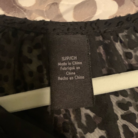 Calvin Klein transparent black long sleeve - Picture 3 of 3